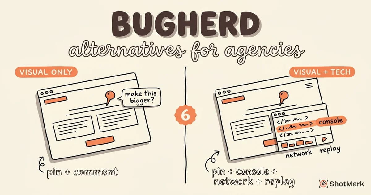 6 Modern BugHerd Alternatives for Agencies