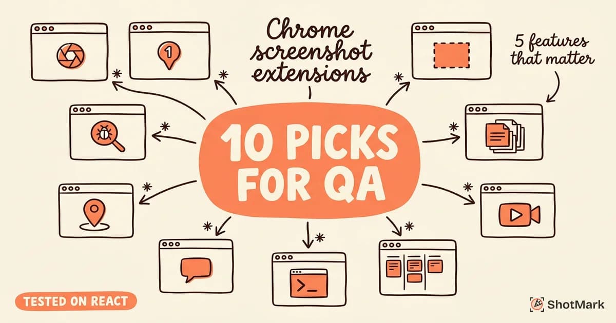 Best Screenshot Chrome Extension Picks for QA Teams