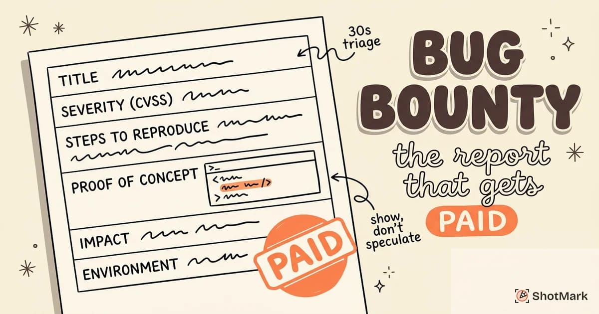 Bug Bounty Report Template That Gets Paid (With Examples)