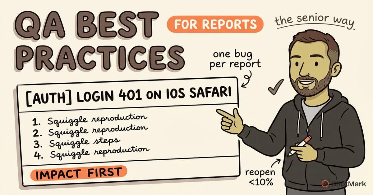 Bug Report Best Practices for QA Engineers