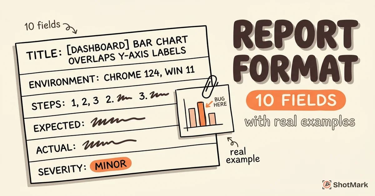 Bug Report Format With Real Examples