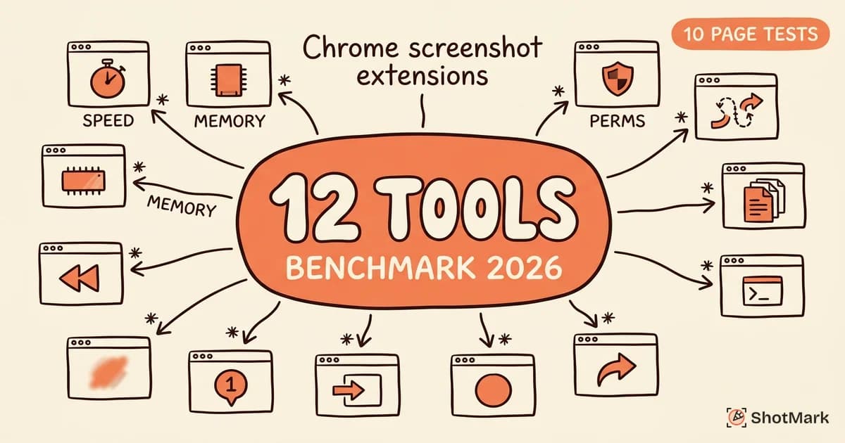 Chrome Screenshot Extension Comparison: 12 Tools Tested (2026)