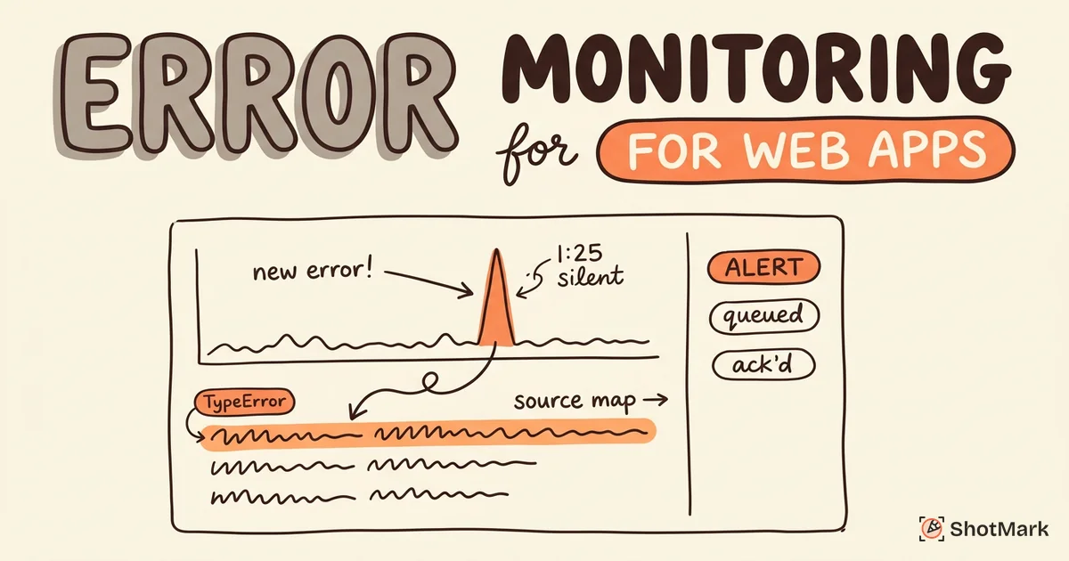 Error Monitoring for Web Apps: A Practical Guide for Dev Teams