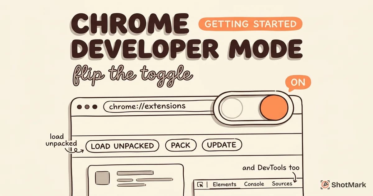 Getting Started With Chrome Developer Mode