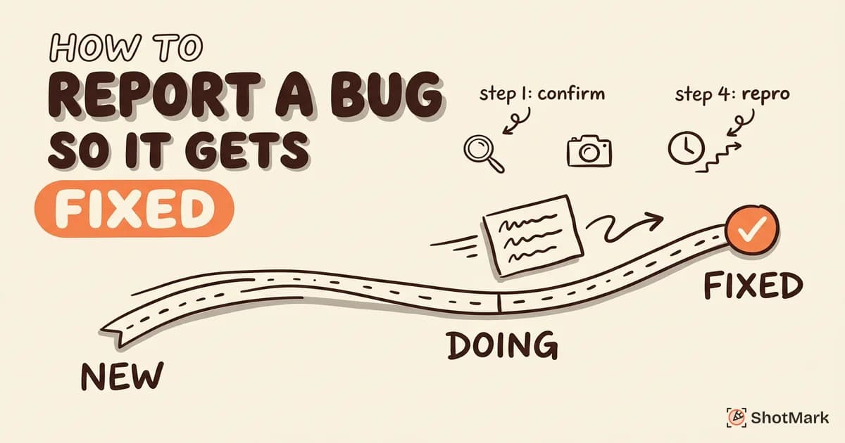 How to Report a Bug So It Gets Fixed