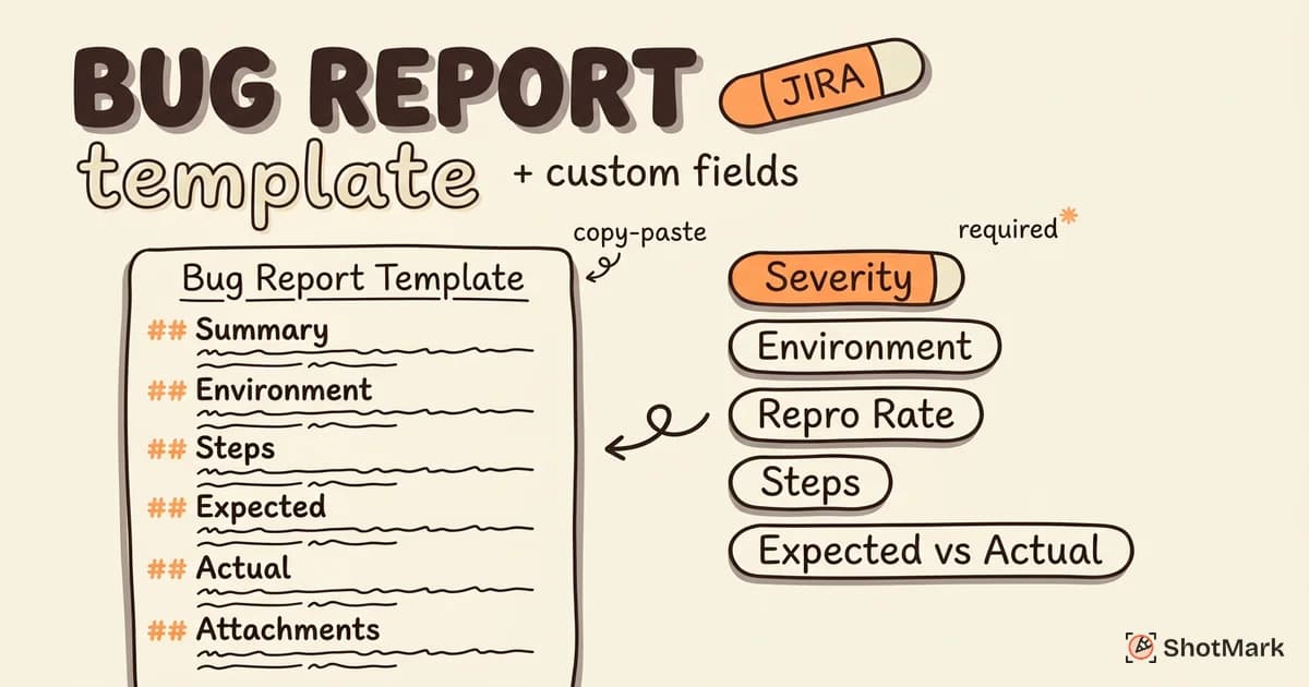 Jira Bug Report Template With Custom Fields