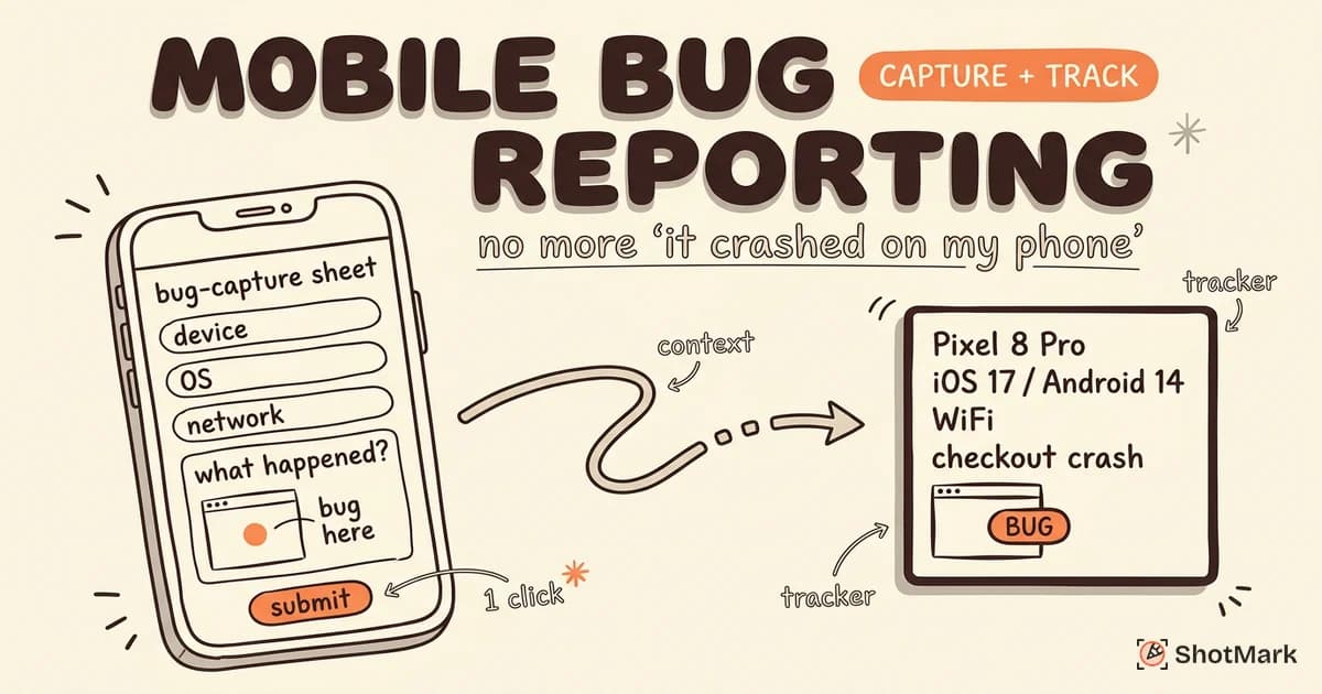 Mobile Bug Reporting: Capture and Track App Bugs
