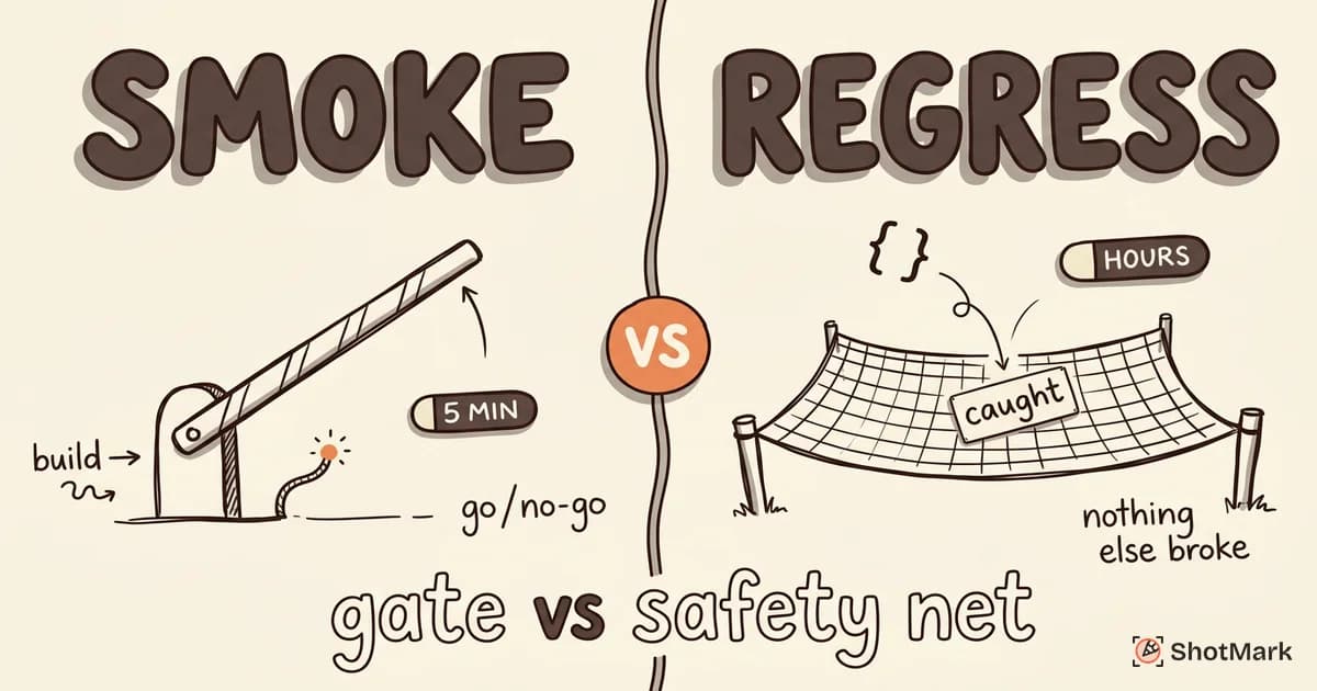 Smoke Testing vs Regression Testing: Key Differences