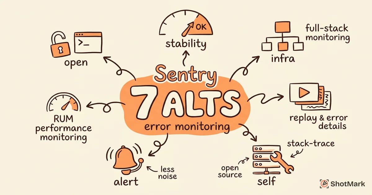Top Sentry Alternatives for Error Monitoring in 2026