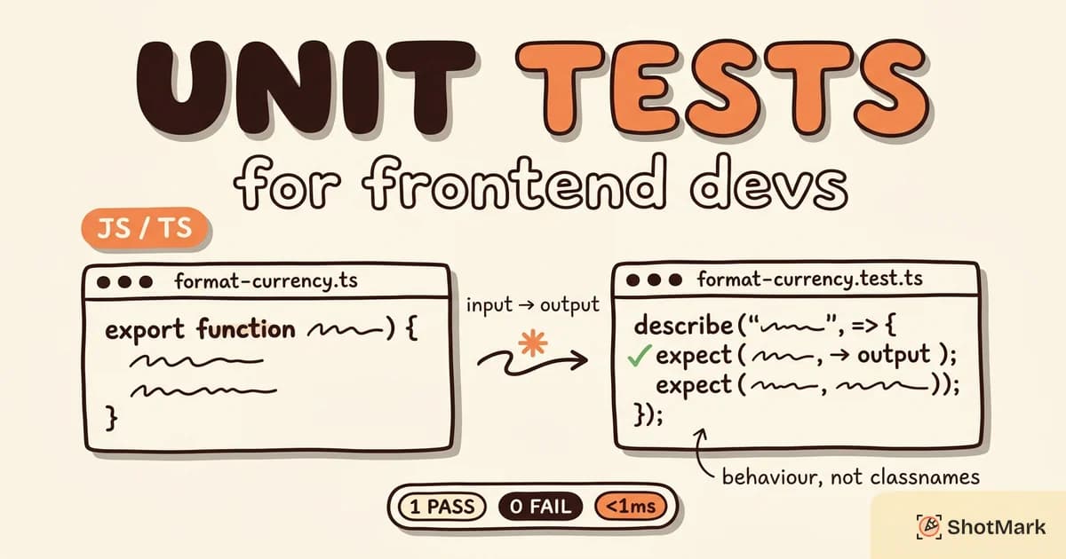 Unit Testing for Frontend Developers: A Practical Guide