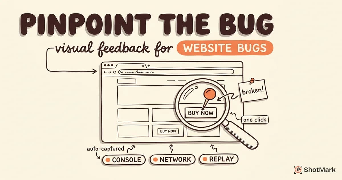Visual Feedback Tools for Pinpointing Website Bugs