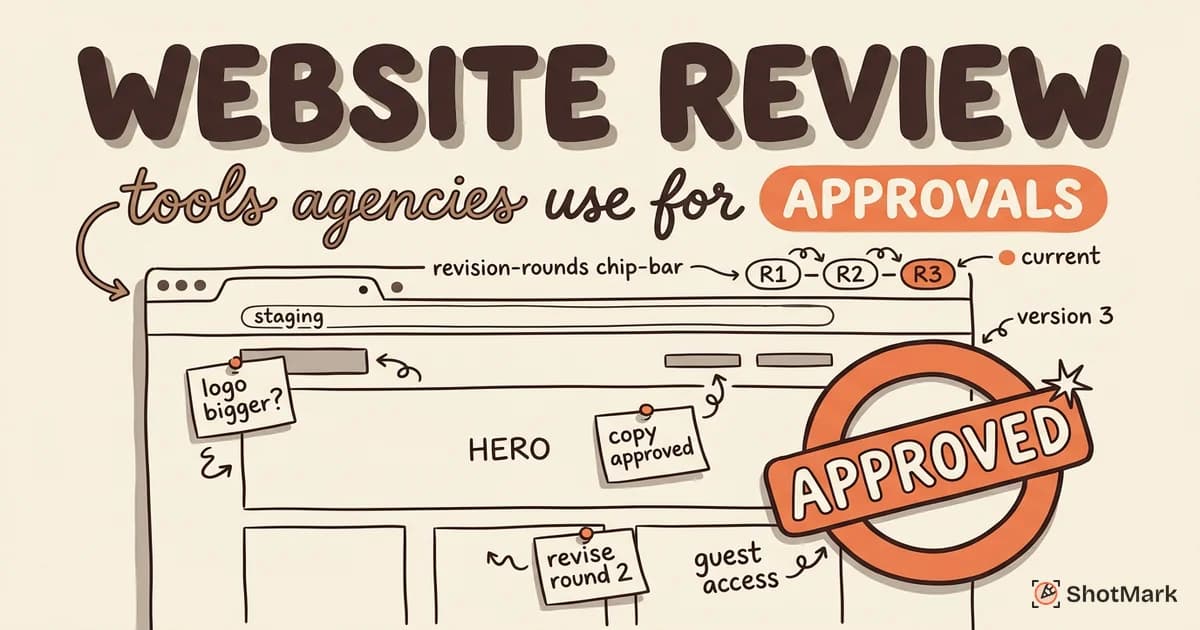 Website Review Tools Agencies Use for Client Approvals